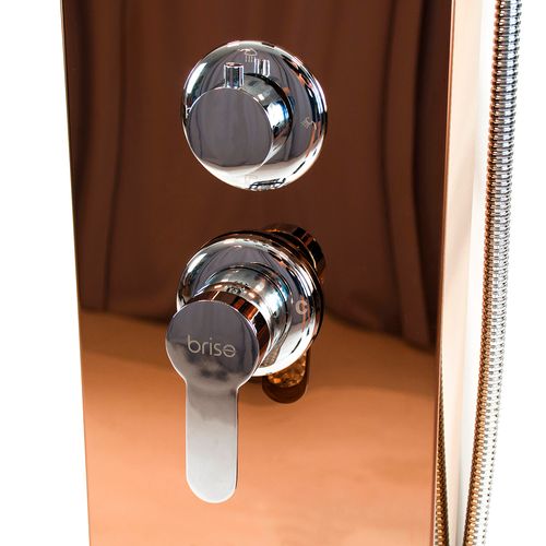 Bateria panel prysznicowy ROSE GOLD na Arena.pl