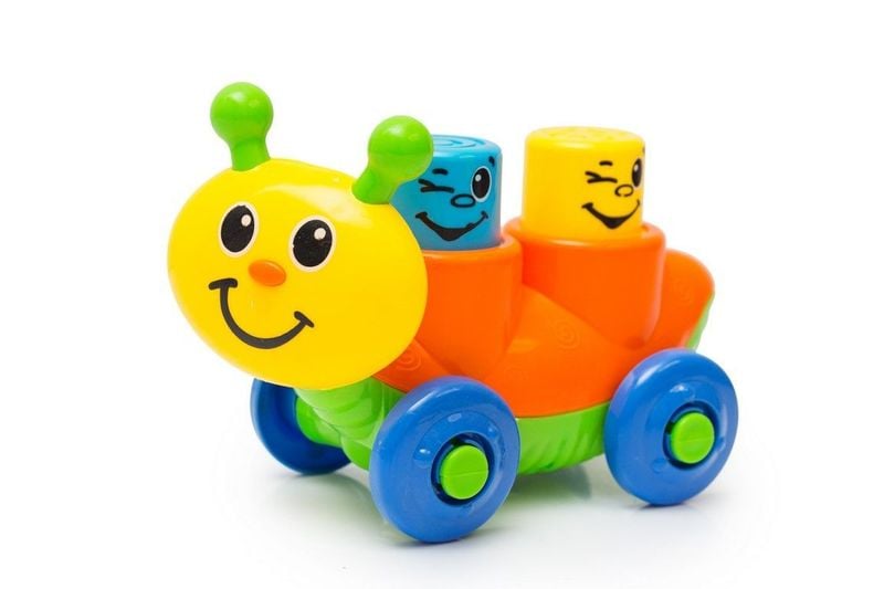 Kolorowa gąsienica dla malucha zdjęcie 2