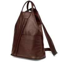 Vera Pelle włoski Plecak Skórzany damski mały T52