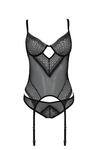 Bielizna-Denerys Corset Black Xxl/Xxxl na Arena.pl