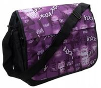 młodzieżowa torba z poliestru z szerokim, regulowanym paskiem - loren