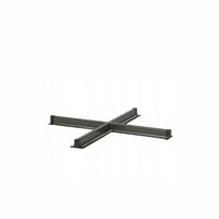 Podstawa krzyżowa do parasola 100x100 cm PLATINUM czarna Homms