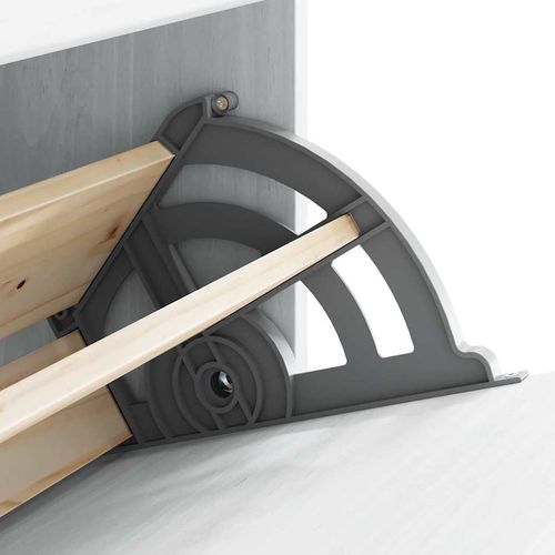 Szafka na buty ASKIM Biały 85 x 35 x 108 cm Lite drewno sosnowe na Arena.pl