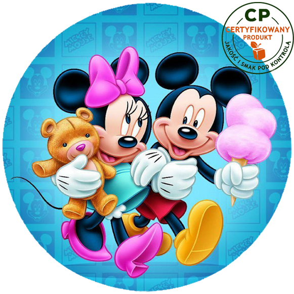 Opłatek na tort Myszka Mickey zdjęcie 1