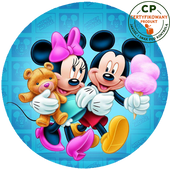 Opłatek na tort Myszka Mickey