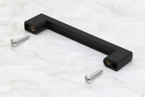 10x UCHWYT MEBLOWY CZARNY UCHWYT DO MEBLI KUCHENNYCH UCHWYT DO SZAFKI na Arena.pl