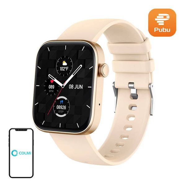smartwatch colmi p71 (złoty) zdjęcie 1