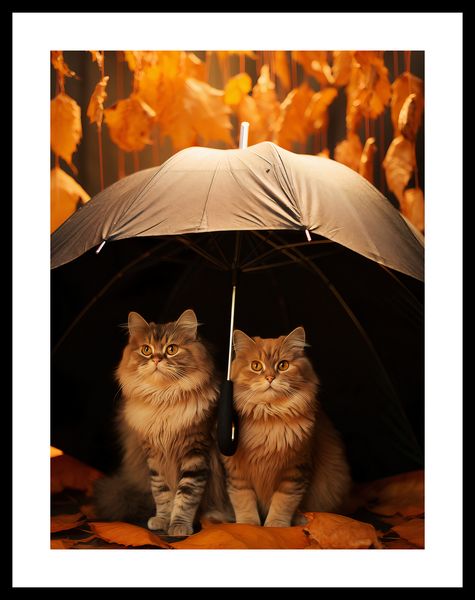 Plakat 30x40cm Jesienny Koci Schron zdjęcie 3