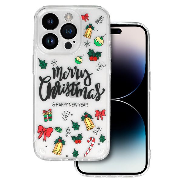 TEL PROTECT Christmas Case do Iphone 13 Pro Max Wzór 3 Clear zdjęcie 1