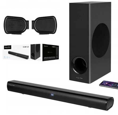 Soundbar Kruger&Matz Planet 2.1 Subwoofer Bluetooth 5.3 Usb Aux-In Hdmi na Arena.pl