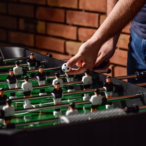 DUŻY STÓŁ DO PIŁKARZYKÓW LEAGUE PIŁKARZYKI METEOR 122x61x80 MDF LAMINAT na Arena.pl