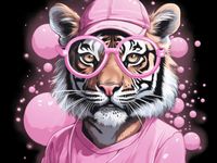 Plakat 40x30cm Ludzki Tygrys