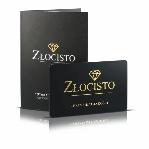 ZŁOTY ŁAŃCUSZEK DIAMENTOWANY ROLO 585 50 CM GRAWER zdjęcie 11