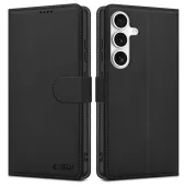 etui tech-protect wallet na samsung galaxy s25 fe - czarne