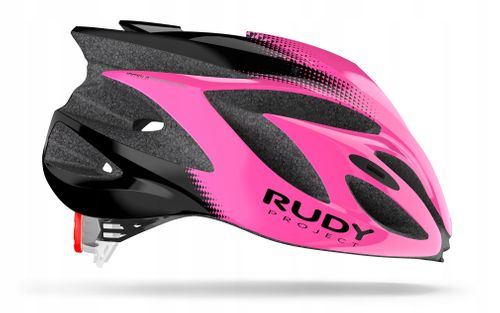 Kask rowerowy Rudy Project Rush Pink Fluo - Black na Arena.pl