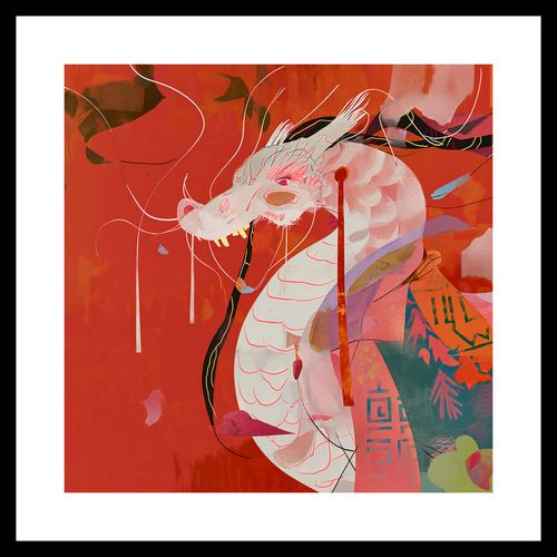 Plakat 40x40cm Orientacyjny Smok na Arena.pl