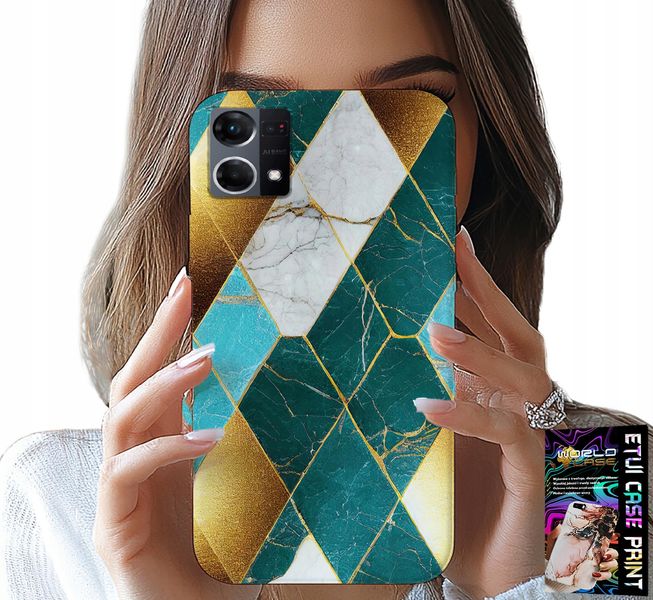 ETUI DO OPPO RENO7 4G - ELEGANCKIE MODNE WZORY CASE + FOLIA zdjęcie 1