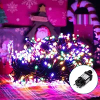 Sznur 20 m 400 LED lampek choinkowych RGBY z ciepłym światłem i zasilaczem dla wyjątkowej atmosfery