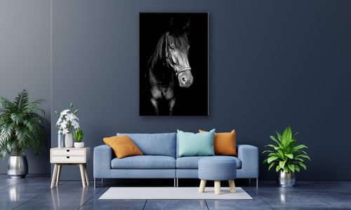 OBRAZ NA PŁÓTNIE 074 Koń 30x40cm na Arena.pl