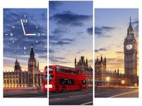 90CM 70 ZEGAR 3 ELEM PAŁAC WESTMINSTERSKI LONDYNIE SCIENNY DRUK