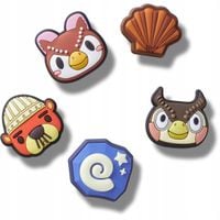 Crocs Przypinki Ozdoba Jibbitz Piny Do Butów Animal Crossing Collector 5pck