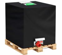 Pokrowiec na mauzer 1000 L plandeka na zbiornik na deszczówkę osłona ze ściągaczem