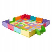 Mata piankowa puzzle edukacyjna dla dzieci na podłogę kolorowa Aga4Kids