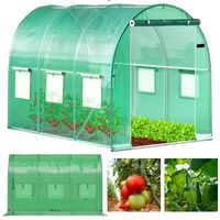 SZKLARNIA TUNEL FOLIOWY 10M² METALOWY STELAŻ FOLIA UV