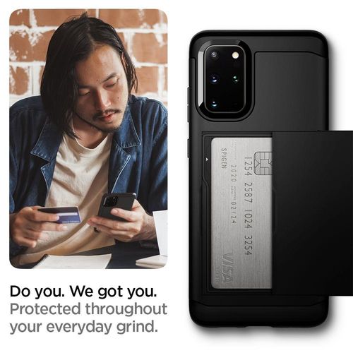 Etui Spigen Slim Armor Cs Galaxy S20+ Plus Black na Arena.pl