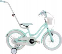 Rower dziecięcy SUN BABY Heart Bike Silver Moon 16 cali dla dziewczynki
