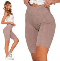 KOLARKI Krótkie Legginsy Wysoki Stan Kryjące Wygodne Gładkie MORAJ S/M