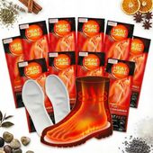 OGRZEWACZ DO STÓP BUTÓW NÓG x10 WKŁADKI PODGRZEWACZE CHEMICZNE HOT