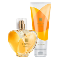 Avon LOV U Together Zestaw Damski Perfumy + Balsam