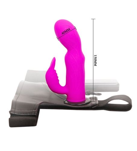 Strap-on króliczek ze stymulatorem na Arena.pl