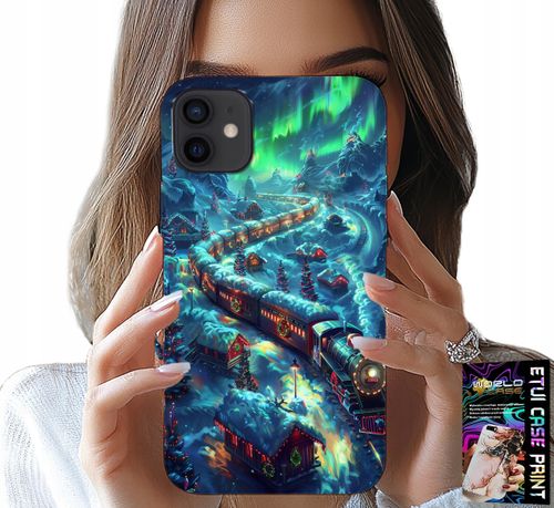 ETUI DO IPHONE 12 - POCIĄG, EKSPRES ŚWIĄTECZNY WZORY + SZKŁO na Arena.pl