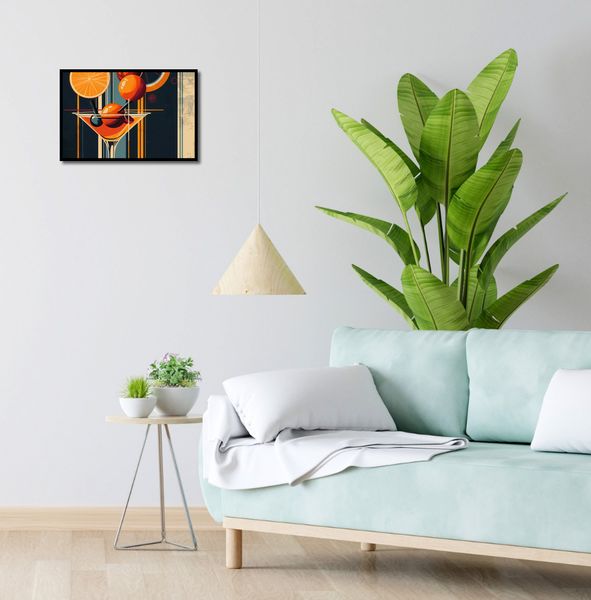Plakat 45x30cm Koktajl w Stylu zdjęcie 4
