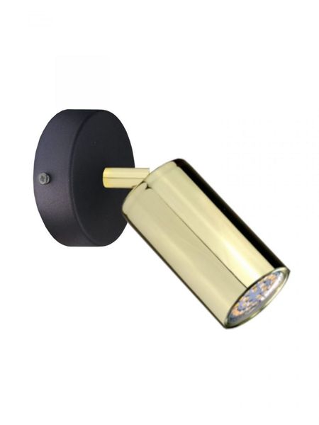 Kinkiet 1xGU10 EYE BLACK GOLD zdjęcie 1