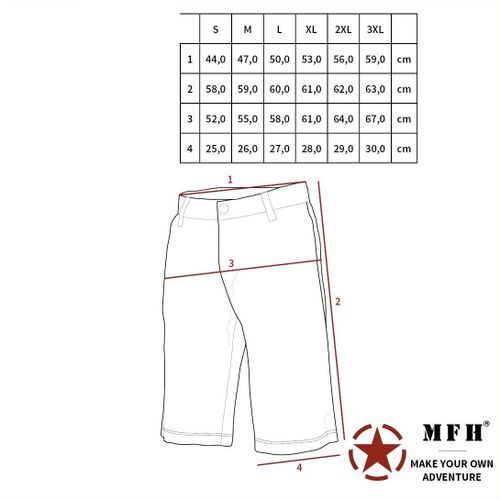 Spodnie US Bermuda "Storm" Rip Stop czarne XL na Arena.pl