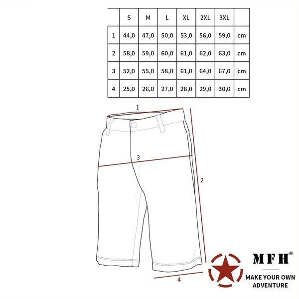 Spodnie US Bermuda "Storm" Rip Stop czarne XL zdjęcie 4