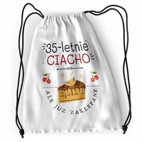 Plecak Urodziny 35 35Te Sportowy Szkolny Worek Z Nadrukiem Ze Zdjęciem