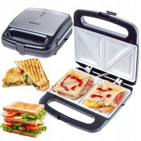 TOSTER OPIEKACZ DO KANAPEK TOSTÓW SANDWICH NIEPRZYWIERAJĄCA POWŁOKA