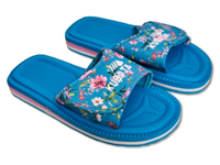 Piankowe klapki Kubota - Rzep Rozmiar 38 - Kwiaty