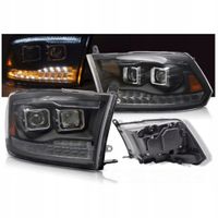 LED KIERUNKI LAMPY REFLEKTORY Do DODGE RAM OD 2009 Do 2018 Żarówki GRATIS