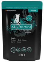 Monoproteinowa karma dla kota Catz Finefood Purrrr N.121 - 70% JELEŃ 85g