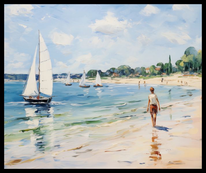 Plakat 60x50cm Życie na Brzegu zdjęcie 2
