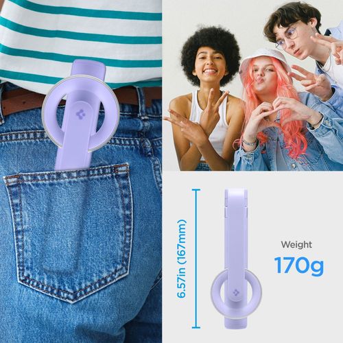 spigen s571w magsafe bluetooth selfie stick tripod lavender na Arena.pl