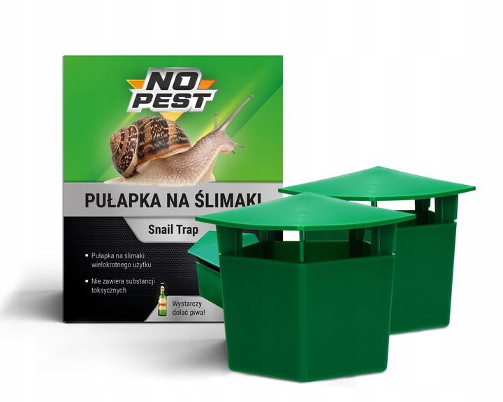 SKUTECZNA PUŁAPKA NA ŚLIMAKI PRZECIW ŚLIMAKOM SNAIL TRAP NO PEST (2 SZT) zdjęcie 6