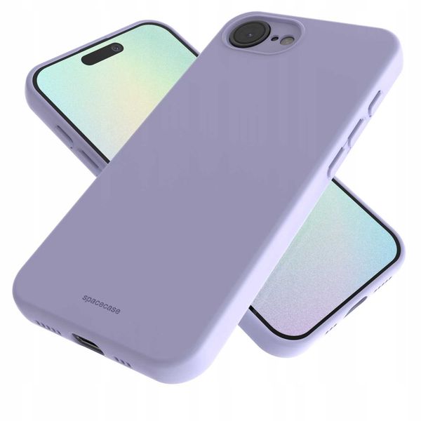 Spacecase Silicone Case 3.0 Iphone 16E Light Purple zdjęcie 3