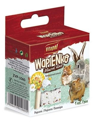 Vitapol Kostka Wapienna dla gryzoni popcorn [1060] zdjęcie 1