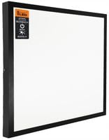 Panel LED natynkowy 60W czarny 60x60cm Plafon lampa sufitowa kwadrat